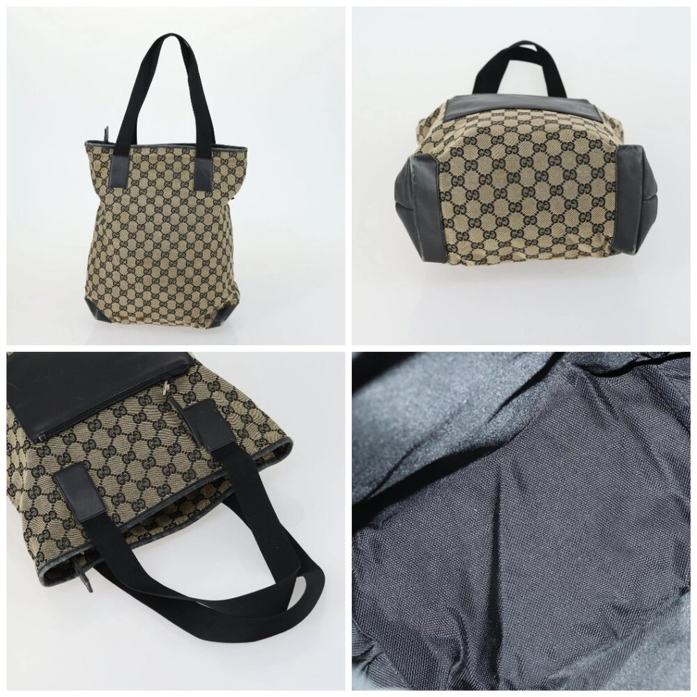 GUCCI GG Canvas Web Sherry Line Shoulder Bag 5 Set Beige Red Auth fm4976 - Picture 16 of 16